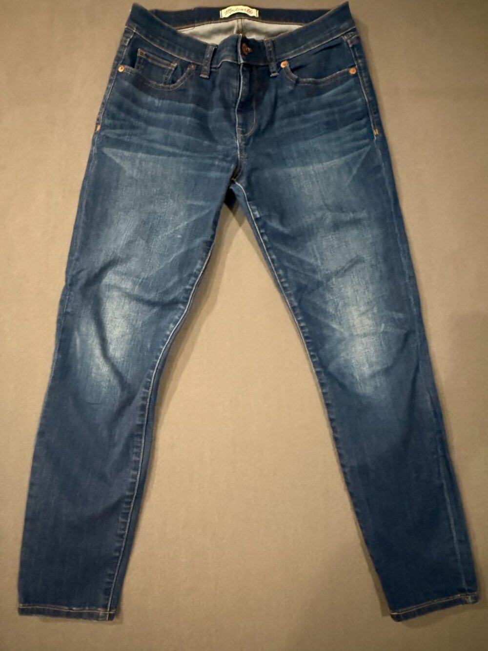 Madewell Skinny Skinny Crop Jeans Women’s 28 Blue Stretch Denim